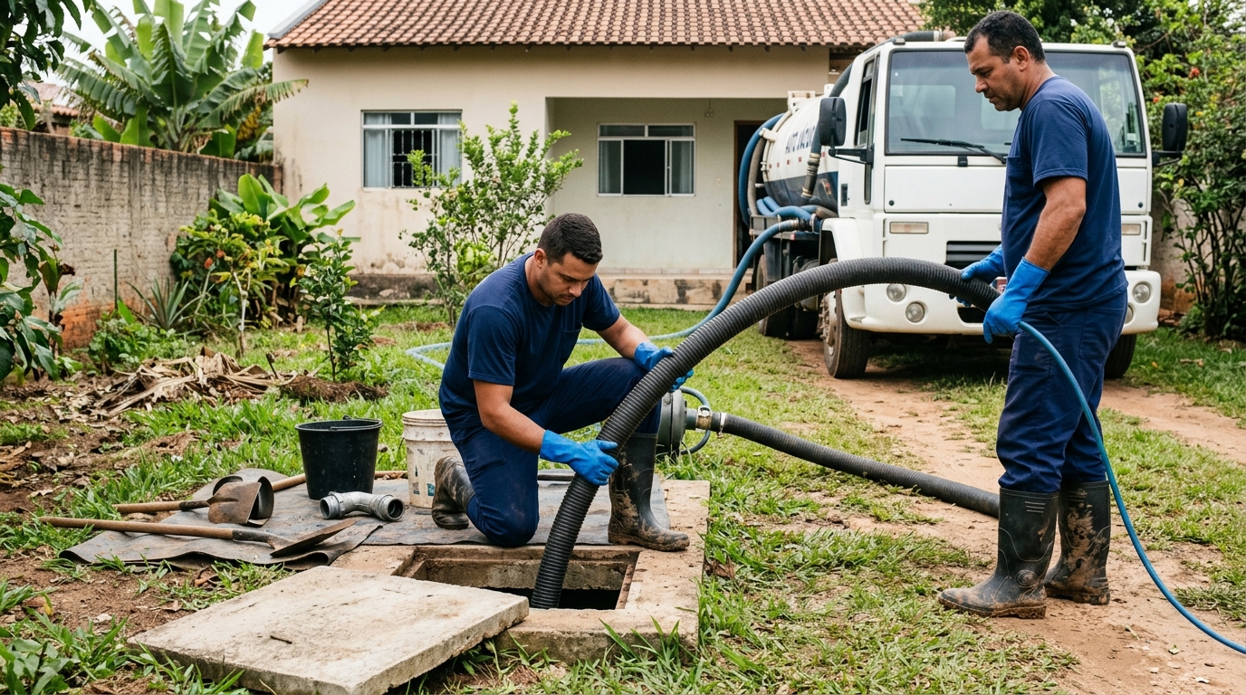 Sucção de Fossa em Piracicaba‑SP